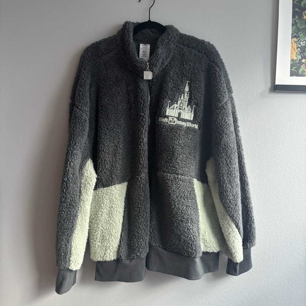 💚Walt Disney World Sherpa Quarter Zip
